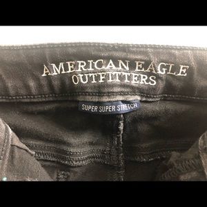 Black American eagle jeans